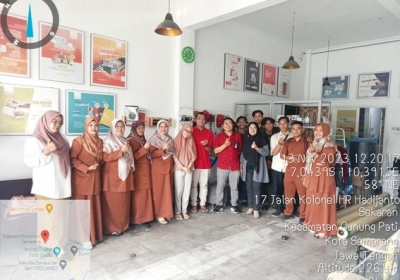 Guru DKV pemagangan di CV Brandtalk Adv