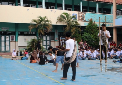 Porseni Penampilan dari siswa-siswi SMK Baitussalam