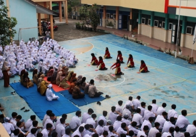 Porseni Penampilan dari siswa-siswi SMK Baitussalam