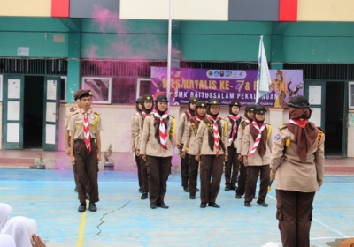 Porseni Penampilan dari siswa-siswi SMK Baitussalam