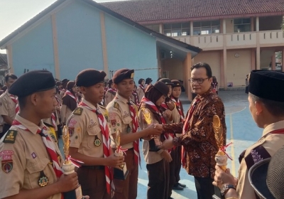 Upacara Hari Pramuka, Pembina Bpk. H Bagus Reza Astian, S.Sos. (Ketua Yayasan Pe