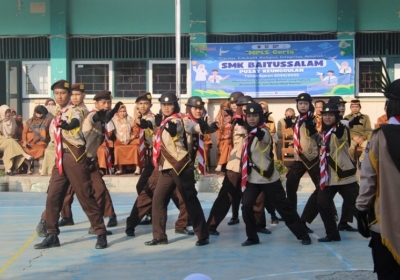 Upacara Pembukaan MPLS 2024 SMK Baitussalam hari Senin, 22 Juli 2024