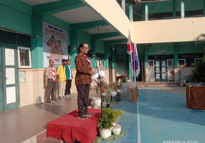 Upacara Hari Pramuka, Pembina Bpk. H Bagus Reza Astian, S.Sos. (Ketua Yayasan Pe