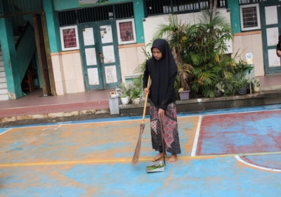 Porseni Penampilan dari siswa-siswi SMK Baitussalam