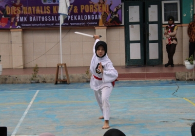 Porseni Penampilan dari siswa-siswi SMK Baitussalam