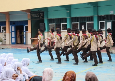 Porseni Penampilan dari siswa-siswi SMK Baitussalam