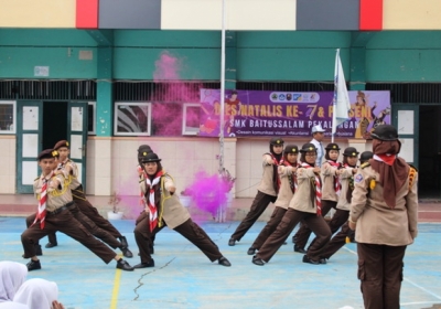 Porseni Penampilan dari siswa-siswi SMK Baitussalam