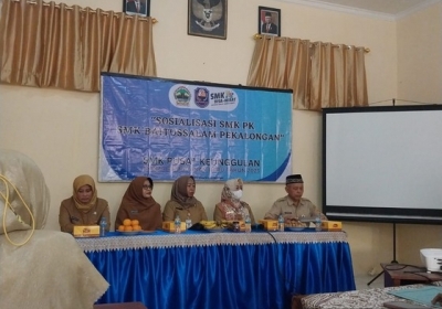 Sosialisasi SMK PK Dari Kepala, Kasi, Pengawas Cabang Dinas 13 