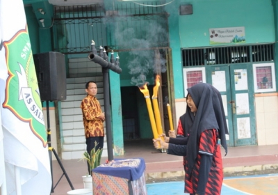 Porseni Penampilan dari siswa-siswi SMK Baitussalam