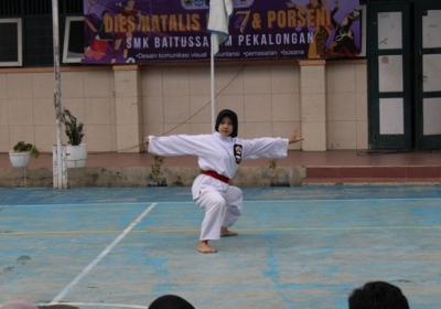 Porseni Penampilan dari siswa-siswi SMK Baitussalam