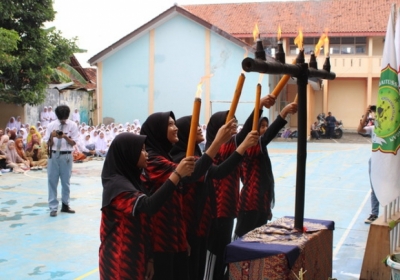 Porseni Penampilan dari siswa-siswi SMK Baitussalam