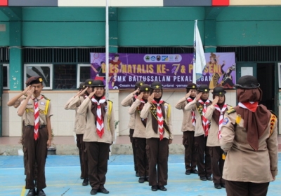 Porseni Penampilan dari siswa-siswi SMK Baitussalam