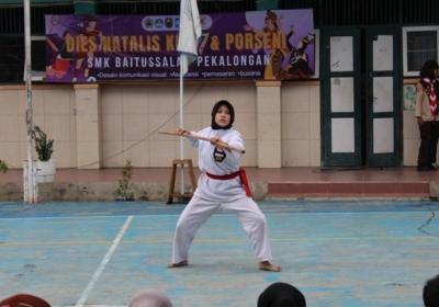 Porseni Penampilan dari siswa-siswi SMK Baitussalam