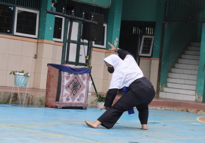 Porseni Penampilan dari siswa-siswi SMK Baitussalam